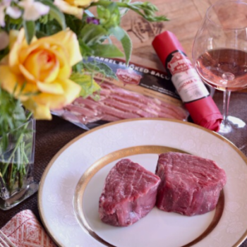 Mothers Day Filet & Rose Gift Set, Pick-up in Store Only, please specify date