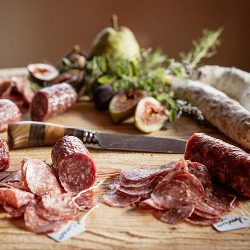 GIFT BOXED 5-Pack Salumi Sampler, gift note included, Club members save 20%  — Journeyman Meat Co.