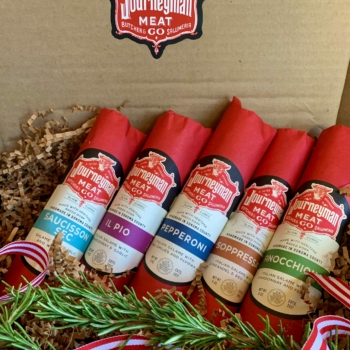 GIFT BOXED 5-Pack Salumi Sampler, gift note included, Club members save 20%